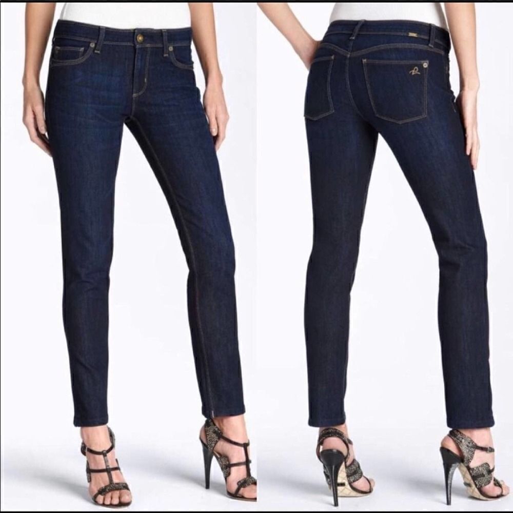 DL1961 Angel Mid-rise Skinny Ankle in Mariner